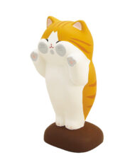 gatito-japones-ceramica-naranja